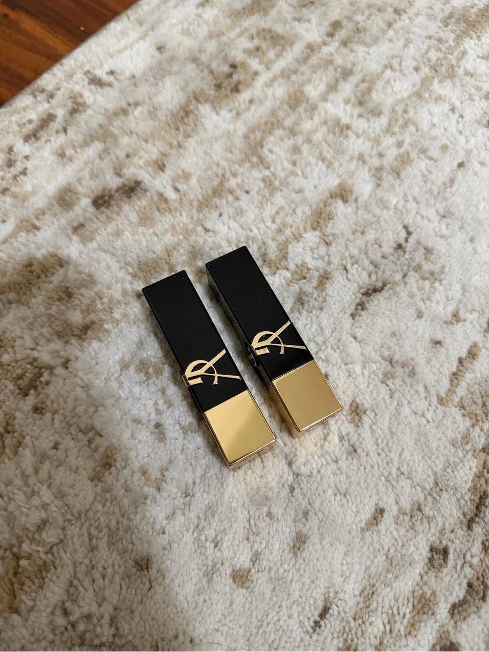 Yves Saint Laurent Lipstick Duo — Classic Red & Warm Brown